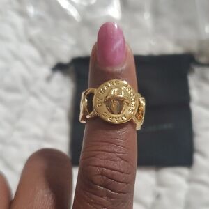 Marc Jacobs Gold Logo Ring